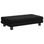 Sofá para niños y reposapiés cuero sintético negro 100x50x30 cm by , Baby and Toddler Furniture - Ref: Foro24-3196414, Price:...