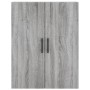 Aparador alto madera contrachapada gris sonoma 69,5x34x180 cm by , Sideboards - Ref: Foro24-3195705, Price: 138,33 €, Discoun...
