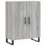 Aparador alto madera contrachapada gris sonoma 69,5x34x180 cm by , Sideboards - Ref: Foro24-3195705, Price: 138,33 €, Discoun...