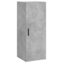 Aparador de madera contrachapada gris hormigón 34,5x34x180 cm | Foro24.es | Tu tienda online para hogar, jardín y más Foro24.es