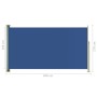 Retractable side garden awning blue 170x300 cm by vidaXL, Umbrellas - Ref: Foro24-317888, Price: 62,12 €, Discount: %