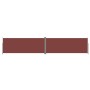 Braune einziehbare Seitenmarkise 200x1000 cm von vidaXL, Sonnenschirme - Ref: Foro24-318045, Preis: 160,75 €, Rabatt: %