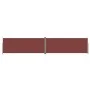 Brown retractable side awning 200x1000 cm by vidaXL, Umbrellas - Ref: Foro24-318045, Price: 160,49 €, Discount: %