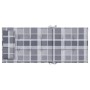Cojines de silla respaldo alto 4 uds tela Oxford a cuadros gris von , Kissen für Stühle und Sofas - Ref: Foro24-361917, Preis...