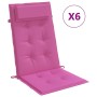 Cojines para silla con respaldo alto 6 uds tela Oxford rosa von , Kissen für Stühle und Sofas - Ref: Foro24-361936, Preis: 85...