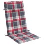 Cojines de silla respaldo alto 6 uds tela Oxford a cuadros rojo von , Kissen für Stühle und Sofas - Ref: Foro24-361915, Preis...