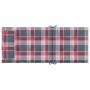 Cojines de silla respaldo alto 6 uds tela Oxford a cuadros rojo von , Kissen für Stühle und Sofas - Ref: Foro24-361915, Preis...