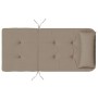 Cojines para silla Adirondack 2 uds tela Oxford gris taupe von , Kissen für Stühle und Sofas - Ref: Foro24-361838, Preis: 55,...