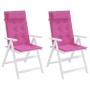 Cojines de silla con respaldo alto 2 uds tela Oxford rosa von , Kissen für Stühle und Sofas - Ref: Foro24-361934, Preis: 40,1...