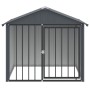 Caseta perros con tejado acero galvanizado negro 117x103x102 cm von , Hundehütten - Ref: Foro24-172346, Preis: 168,64 €, Raba...