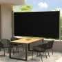 Black retractable garden side awning160x300 cm by vidaXL, Umbrellas - Ref: Foro24-317838, Price: 57,92 €, Discount: %