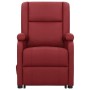 Sillón de masaje elevable cuero sintético rojo tinto von , Elektrische Massagesessel - Ref: Foro24-329696, Preis: 233,91 €, R...