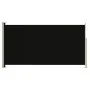 Black retractable garden side awning160x300 cm by vidaXL, Umbrellas - Ref: Foro24-317838, Price: 57,92 €, Discount: %