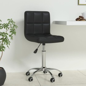 Silla de oficina giratoria de cuero sintético