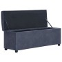 Banco con espacio de almacenaje 116 cm piel ante sintética gris | Foro24.es | Tu tienda online para hogar, jardín y más Foro24.es