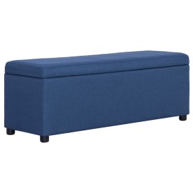Banco con espacio de almacenaje 116 cm poliéster