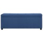 Banco con espacio de almacenaje 116 cm poliéster azul | Foro24.es | Tu tienda online para hogar, jardín y más Foro24.es