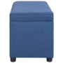 Banco con espacio de almacenaje 116 cm poliéster azul | Foro24.es | Tu tienda online para hogar, jardín y más Foro24.es