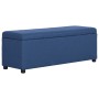 Banco con espacio de almacenaje 116 cm poliéster azul | Foro24.es | Tu tienda online para hogar, jardín y más Foro24.es