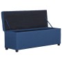 Banco con espacio de almacenaje 116 cm poliéster azul | Foro24.es | Tu tienda online para hogar, jardín y más Foro24.es