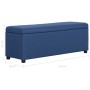 Banco con espacio de almacenaje 116 cm poliéster azul | Foro24.es | Tu tienda online para hogar, jardín y más Foro24.es