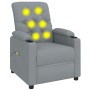Sillón de masaje tela gris claro von , Elektrische Massagesessel - Ref: Foro24-339112, Preis: 198,46 €, Rabatt: %