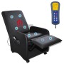 Sillón de masaje de cuero sintético negro by , Electric massage chairs - Ref: Foro24-241683, Price: 266,51 €, Discount: %