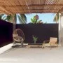 Schwarze einziehbare Seitenmarkise 180x600 cm von vidaXL, Sonnenschirme - Ref: Foro24-318000, Preis: 99,61 €, Rabatt: %
