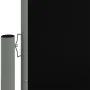 Schwarze einziehbare Seitenmarkise 180x600 cm von vidaXL, Sonnenschirme - Ref: Foro24-318000, Preis: 99,61 €, Rabatt: %