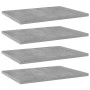 Estante estantería 4uds contrachapada gris hormigón 40x30x1,5cm de , Estanterías - Ref: Foro24-805162, Precio: 31,21 €, Descu...