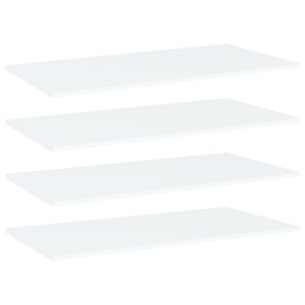 Estantes para estantería 4 uds contrachapada blanco 80x20x1,5cm von , Regale - Ref: Foro24-805298, Preis: 29,16 €, Rabatt: %