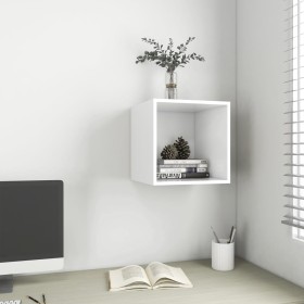 Armario de pared madera contrachapada blanco 37x37x37 cm von , Regale und Regale - Ref: Foro24-805444, Preis: 32,52 €, Rabatt: %