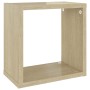 Estantes cubo de pared 2 unidades roble Sonoma 26x15x26 cm von , Regale und Regale - Ref: Foro24-807034, Preis: 23,68 €, Raba...