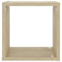 Estantes cubo de pared 2 unidades roble Sonoma 26x15x26 cm von , Regale und Regale - Ref: Foro24-807034, Preis: 23,68 €, Raba...