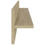 Estantes de pared 2 uds contrachapada color roble 80x11,5x18 cm von , Regale und Regale - Ref: Foro24-807339, Preis: 25,46 €,...
