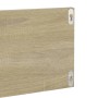 Estantes de pared 2 uds contrachapada color roble 80x11,5x18 cm von , Regale und Regale - Ref: Foro24-807339, Preis: 25,46 €,...