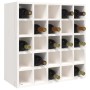 Botellero de madera maciza de pino blanco 56x25x56 cm von , Wein- und Spirituosenschränke - Ref: Foro24-821538, Preis: 117,96...