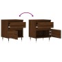 Mesitas noche 2 uds madera ingeniería marrón roble 40x35x50 cm | Foro24.es | Tu tienda online para hogar, jardín y más Foro24.es
