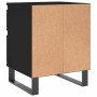 Mesita de noche madera contrachapada negro 40x35x50 cm von , Nachttische - Ref: Foro24-830686, Preis: 55,25 €, Rabatt: %