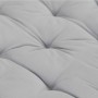 Cojín para palés algodón gris 120x40x7 cm by , Cushions for chairs and sofas - Ref: Foro24-48677, Price: 38,93 €, Discount: %