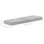 Cojín para palés algodón gris 120x40x7 cm by , Cushions for chairs and sofas - Ref: Foro24-48677, Price: 38,93 €, Discount: %