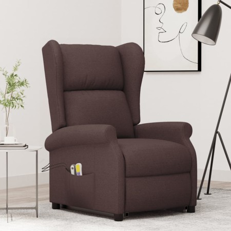 Silla de masaje elevable de tela marrón oscuro von , Elektrische Massagesessel - Ref: Foro24-289745, Preis: 323,19 €, Rabatt: %
