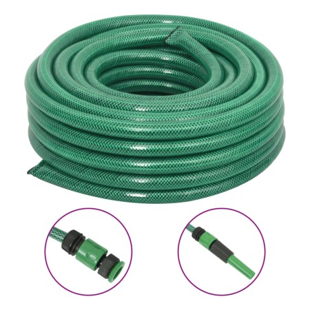 Manguera de jardín con accesorios PVC verde 0,75" 10 m by , Garden hoses - Ref: Foro24-154378, Price: 27,36 €, Discount: %