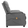 Sillón de masaje de cuero sintético gris | Foro24.es | Tu tienda online para hogar, jardín y más Foro24.es