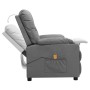 Sillón de masaje de cuero sintético gris | Foro24.es | Tu tienda online para hogar, jardín y más Foro24.es