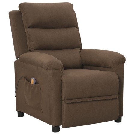 Sillón de masaje eléctrico tela marrón | Foro24.es | Tu tienda online para hogar, jardín y más Foro24.es
