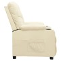 Sillón reclinable de cuero sintético crema | Foro24.es | Tu tienda online para hogar, jardín y más Foro24.es