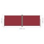 Rote einziehbare Seitenmarkise 200x600 cm von vidaXL, Sonnenschirme - Ref: Foro24-318011, Preis: 110,16 €, Rabatt: %