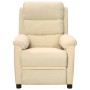 Sillón de masaje de tela color crema by , Electric massage chairs - Ref: Foro24-342360, Price: 223,63 €, Discount: %