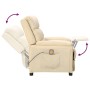 Sillón de masaje de tela color crema by , Electric massage chairs - Ref: Foro24-342360, Price: 223,63 €, Discount: %